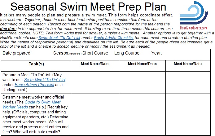 swim club business plan